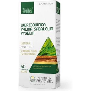 Medica Herbs Willowherb Zegepalm Pygeum - 60 Capsules
