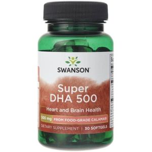 Swanson Super DHA 500 - 30 Capsules