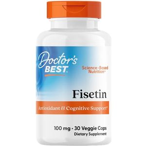 Doctor's Best Fisetin met Novusetin 100 mg - 30 plantaardige capsules