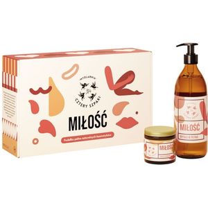 Cztery Szpaki Liefdesduet: Massagekaars + Vloeibare Zeep