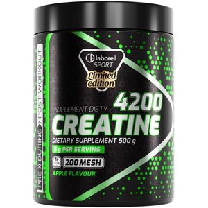 Laborell Creatine Monohydraat poeder , Appel - 500 g