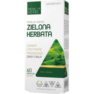Medica Herbs - Groene Thee - Supplement - 60 Capsules - Camellia Sinensis