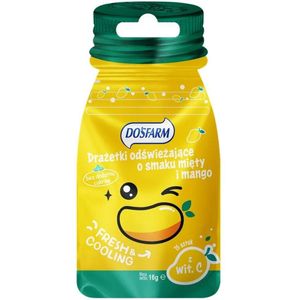 Dosfarm Verfrissende dragees met vitamine C, Mango en munt - 16 g