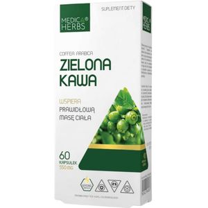 Medica Herbs Groene Koffie 550 mg - 60 Capsules
