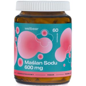 Wellbear Natriumbutyraat 600 mg - 60 Capsules