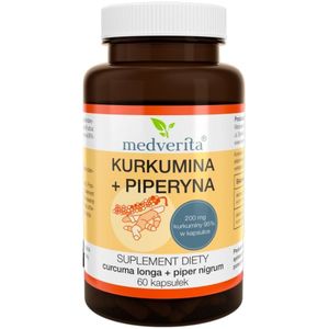 Medverita Curcumine + Piperine - 60 Capsules
