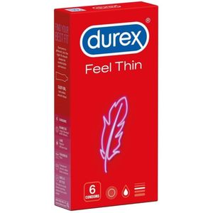 Durex Feel Ultra Thin Condoms - 6 stuks