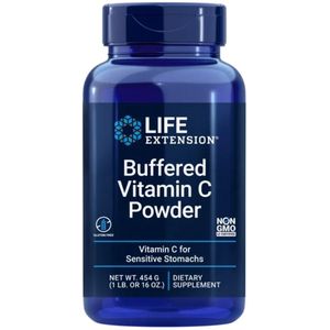 Life Extension poeder  van gebufferde vitamine C - 454 g