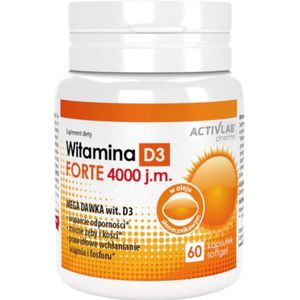Activlab Pharma Vitamine D3 Forte 4000 IE - 60 Capsules
