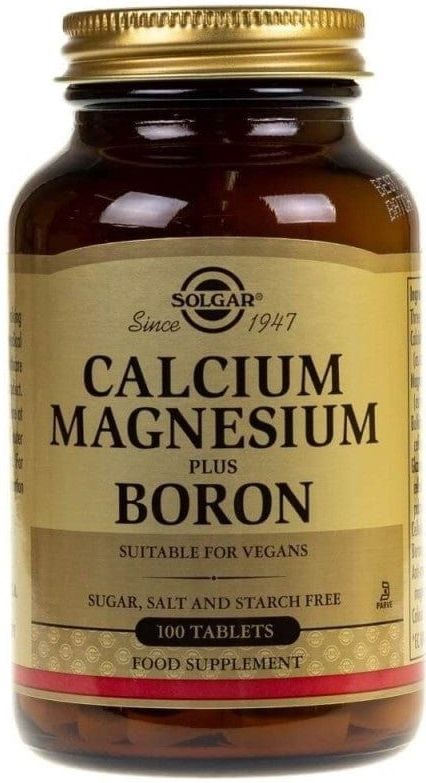 Solgar Calcium Magnesium Plus Boron - 100 tabletten