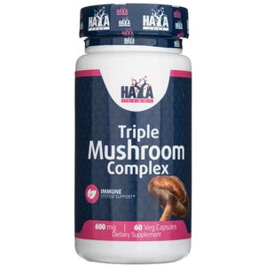 Haya Labs Triple Mushroom Complex 600 mg - 60 plantaardige capsules