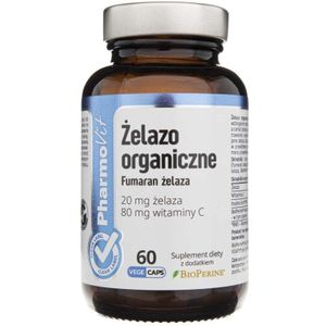 Pharmovit Organisch ijzer (IJzerfumaraat) - 60 capsules
