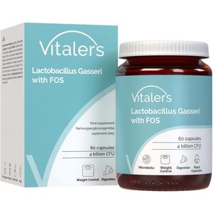 Vitaler - Lactobacillus Gasseri met FOS - Probiotica - 60 Capsules