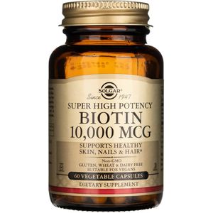 Solgar Biotine 10000 mcg - 60 plantaardige capsules