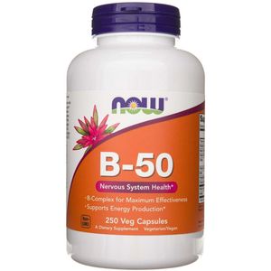 Now Foods - B-50 - Plantaardige Capsules - 250 stuks