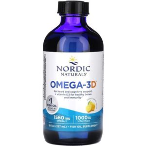 Nordic Naturals Omega-3D 1560 mg, Citroen - 237 ml