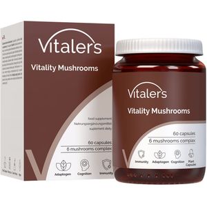 Vitaler's Vitale Paddenstoelen - 60 Capsules