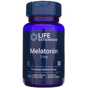 Life Extension Melatonine 3 mg - 60 plantaardige capsules