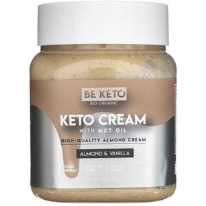 BeKeto - Keto Crème - 250 g - Met MCT Olie, Amandel & Vanille