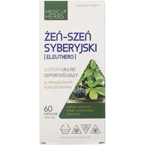 Medica Herbs Eleuthero 400 mg - 60 Capsules