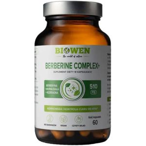 Biowen Berberine Complex+ 510 mg - 60 Capsules
