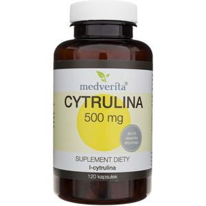 Medverita Citrulline L-Citrulline 500 mg - 120 Capsules