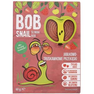 Bob Snail Appel & St RAW Bes Snack zonder toegevoegde suiker - 60 g