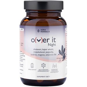 Aura Herbals Over It Night, Comfort tijdens de menstruatie - 60 capsules