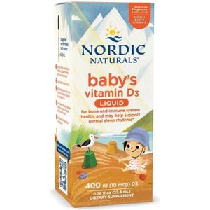 Nordic Naturals Vitamine D3 400 IU voor baby's - 22,5 ml