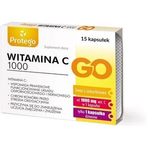 Protego Witamina C 1000 GO - 15 Capsules