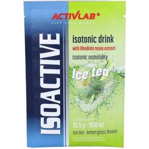 Activlab Isoactive Isotonic met Rhodiola, Citroengras thee - 31,5 g