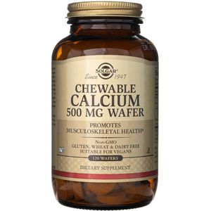 Solgar Kauwbaar Calcium 500 mg - 120 Wafels