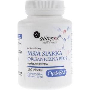 Aliness MSM Organische Zwavel Plus - 180 tabletten