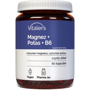Vitaler's Magnesium 100 mg + Kalium 150 mg + Vitamine B6 10 mg - 60 Capsules