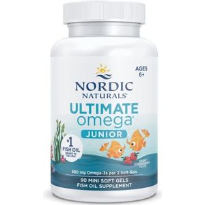 Nordic Naturals Ultimate Omega Junior, St RAW bes - 90 Zachtegels