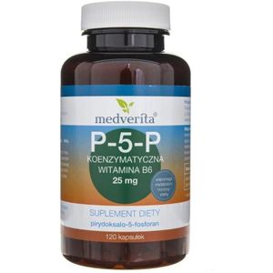 Medverita P-5-P Coenzymatische Vitamine B6 25 mg - 120 Capsules