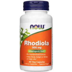 Now Foods - Rhodiola - Plantaardige Capsules - 500 mg - 60 stuks