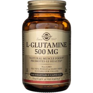 Solgar L-Glutamine 500 mg - 100 plantaardige capsules