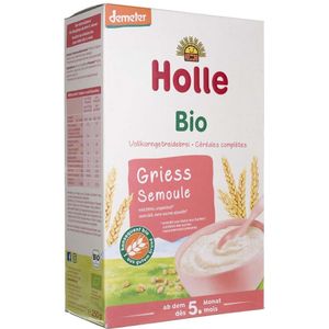 Holle Biologische volkoren granen griesmeel van 5. maand - 250 g
