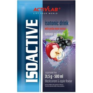 Activlab Isoactive Isotone met Yerba Mate, Zwarte bes met appel - 31,5 g