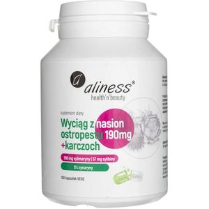 Aliness Mariadistelzaadextract + Artisjok - 100 plantaardige capsules