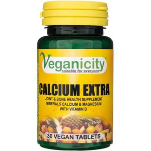 Veganicity Calcium Extra + Magnesium + Vitamine D - 30 tabletten