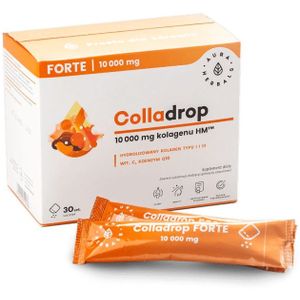 Aura Herbals Colladrop Forte Marine Collageen 10000 mg - 30 zakjes