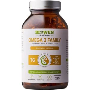 Biowen Omega 3 Family TG - 225 capsules