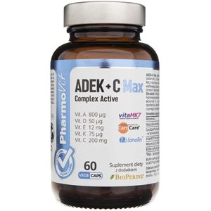 Pharmovit ADEK + Vitamine C Max Complex Actief - 60 Capsules
