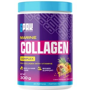 6PAK Marine Collageen Complex, Tropisch Fruit - 300 g