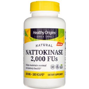 Healthy Origins Nattokinase 2000 VE - 180 Capsules