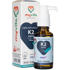 MyVita Natuurlijke vitamine K2 Forte 100 mcg - 30 ml