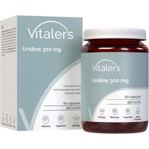 Vitaler's - Uridine - Voedingssupplement - 300 mg - 60 Capsules