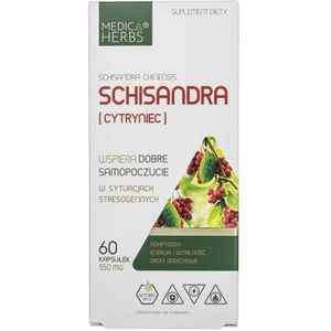 Medica Herbs Schizandra 550 mg - 60 Capsules